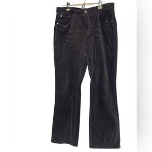 Anthropologie Pilcro The Yaya Mid-Rise Corduroy Crop Flare Jeans